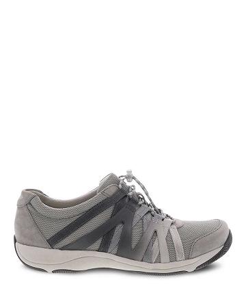 Baskets Dansko Henriette Daim Femme Grise | FR 705JPQ